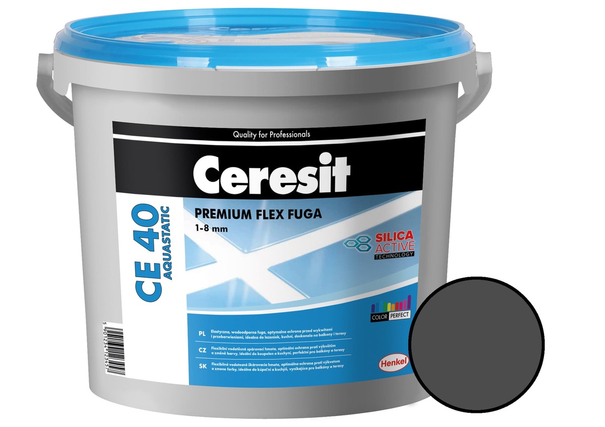 Špárovacia hmota CE40 grafit 2kg CERESIT